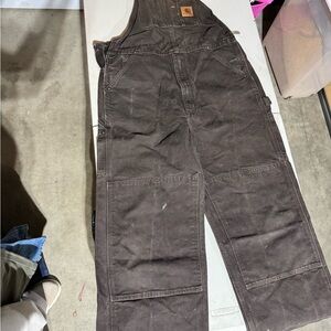 Carhartt Dark Brown Overalls